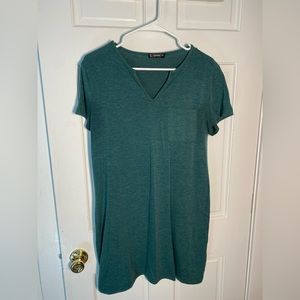 Shein US L green tshirt dress